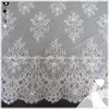 Fabric for wedding dress black hexagon nylon peruvian cheap flannel back satin fashion design lace baju kurung
