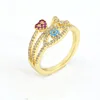 Hot Sale Eye Design Hand Ring Women Gold Plated Fashion Ring