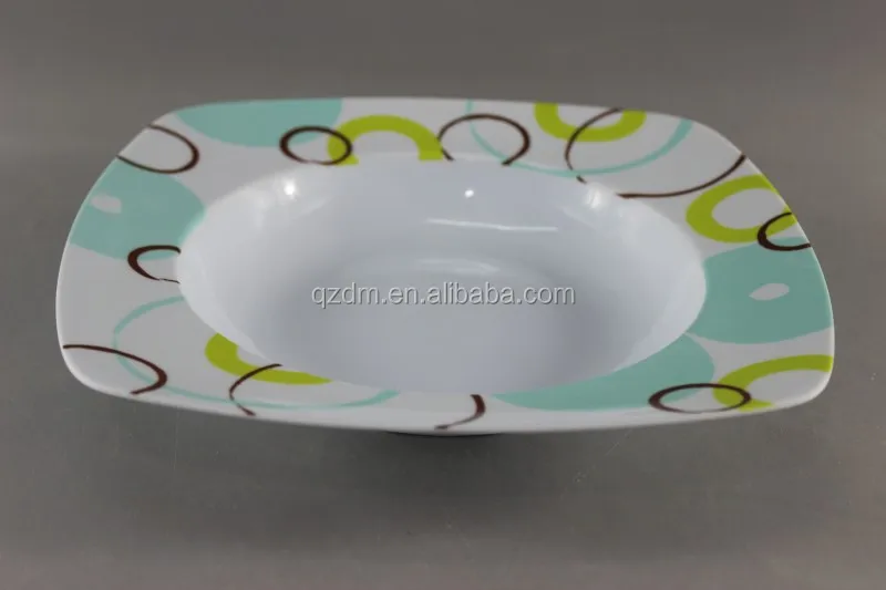 8inch Melamine Square suop plate