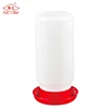 Top quality plastic tower 1L poultry meat manual drinker chicken feeders and drinkers