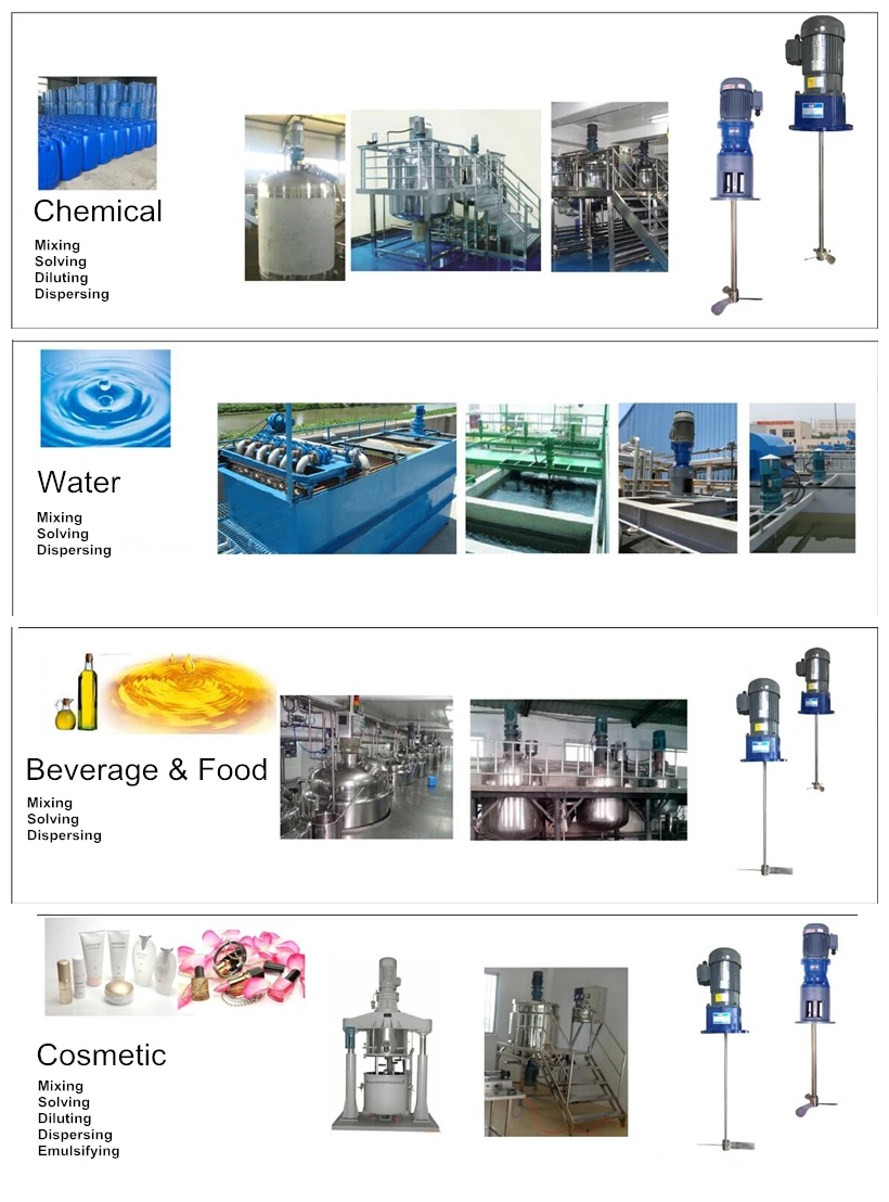 Vertical Type Milk Mixing and Food Workshop Liquid Mixer