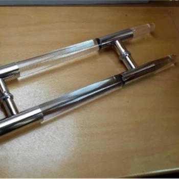 Shower Door Pull Handle Made Of Acrylic For Glass Shower Cabins