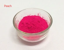 NEON Peach Color Shiny Fluorescent Phosphor Powder Decoration Pigment Material for Nail Polish Painting Printing