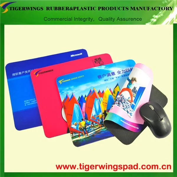 customized anti slip rubber base microfiber blank computer game mouse pad