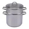 Multi Function Stainless Steel Pasta Pot set/hot sale spaghetti pot with induction bottom