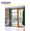 MOSER Germany style wood aluminum cladding exterior door barrier-free door