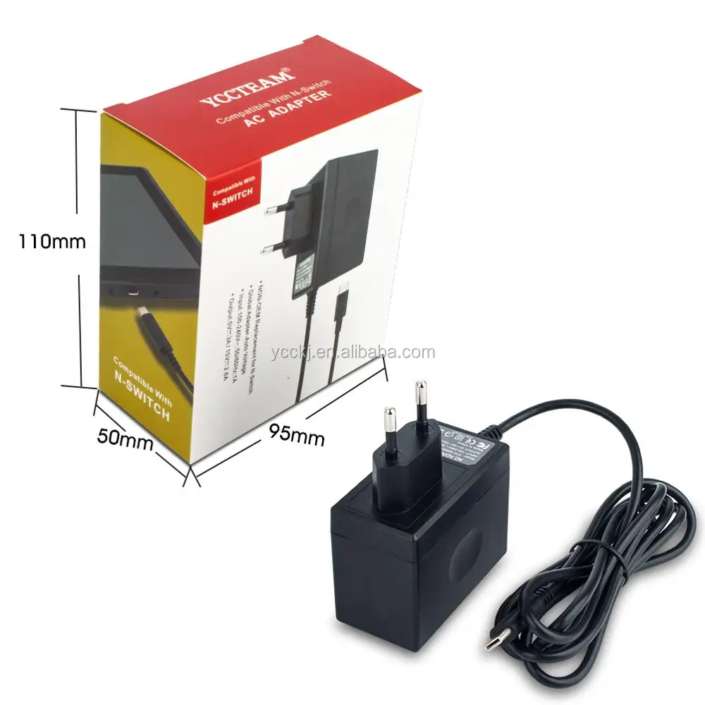 Plug In Power Supply Charger Adapter For Nintendo Switch Ns Nx Console