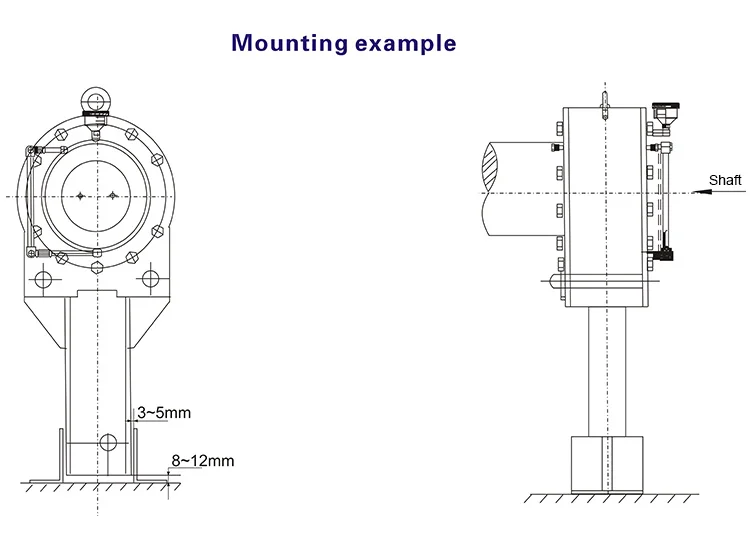 NDZ series heavy load backstop clutch