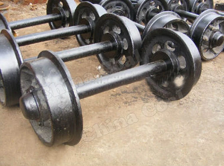Cast Iron Ore Mining Cart Steel Rail Wheel Set Buy Mining Cart Wheel