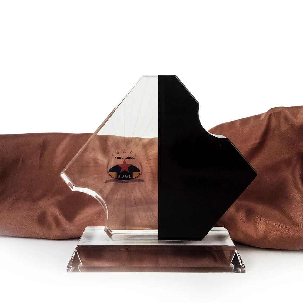 Wholesale Business Crystal Sample Award Plaques K9 Black Blank Glass