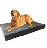 Orthopedic Gel Cooling Memory Foam Dog Bed Pet Waterproof Liner Washable dog bed Gray Extra