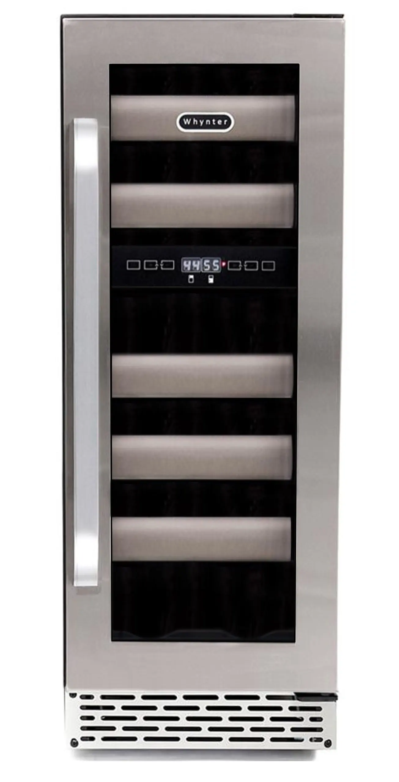 Whynter BWR-171DS Elite 17-Bottle Seamless Stainless Steel Door Dual Zone Built-in Wine Refrigerator