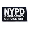 NYPD EMERGENCY SERVICE UNIT Embroidery Patch on Black Twill Fabric