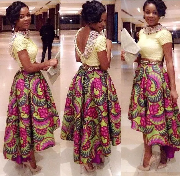 formal african gown