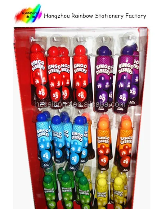 Custom Bingo Daubers 4oz Large Capacity Bingo Supplies Wholesale Neon