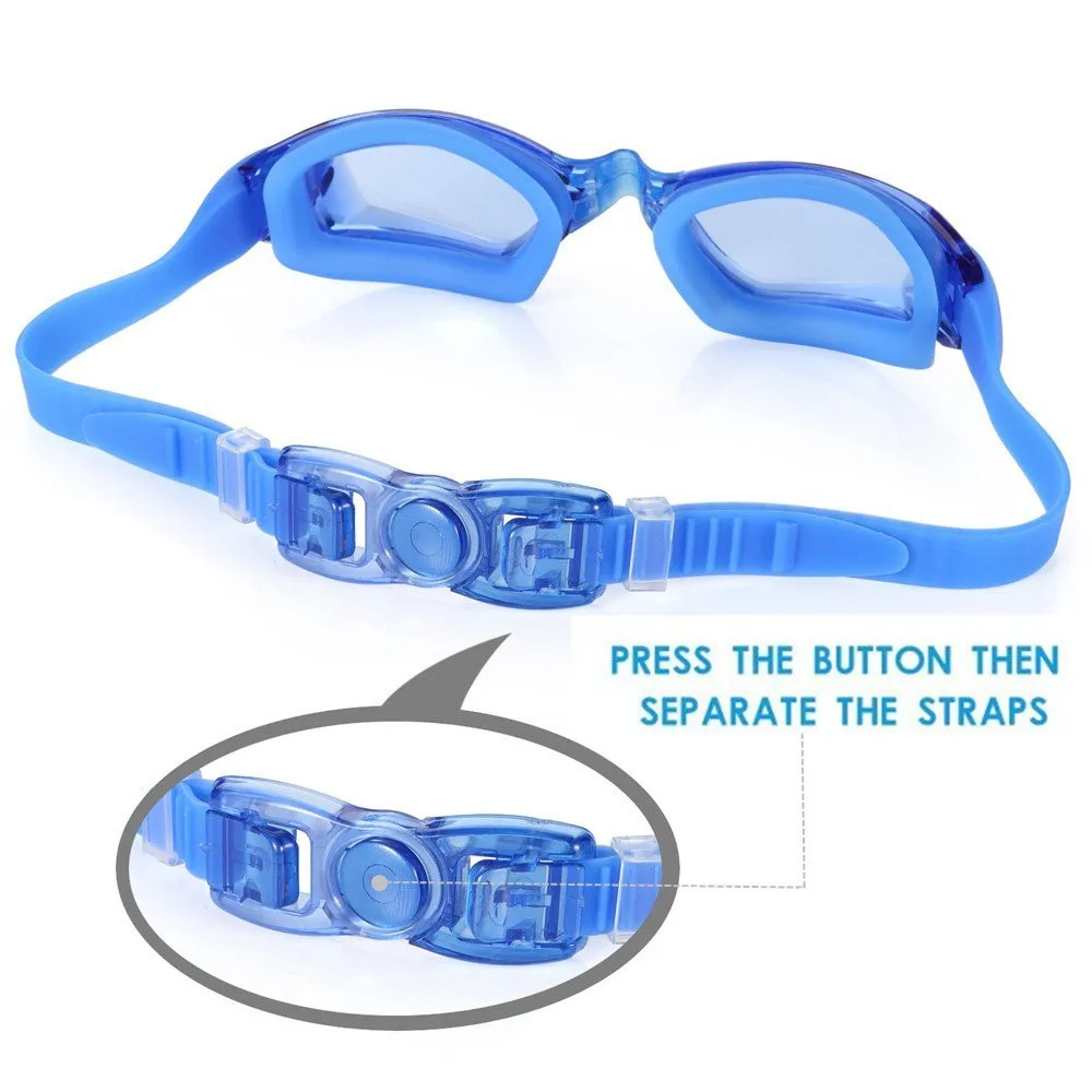 Swim Goggles Pack Of 2 Swimming Goggles No Leaking Uv Protection