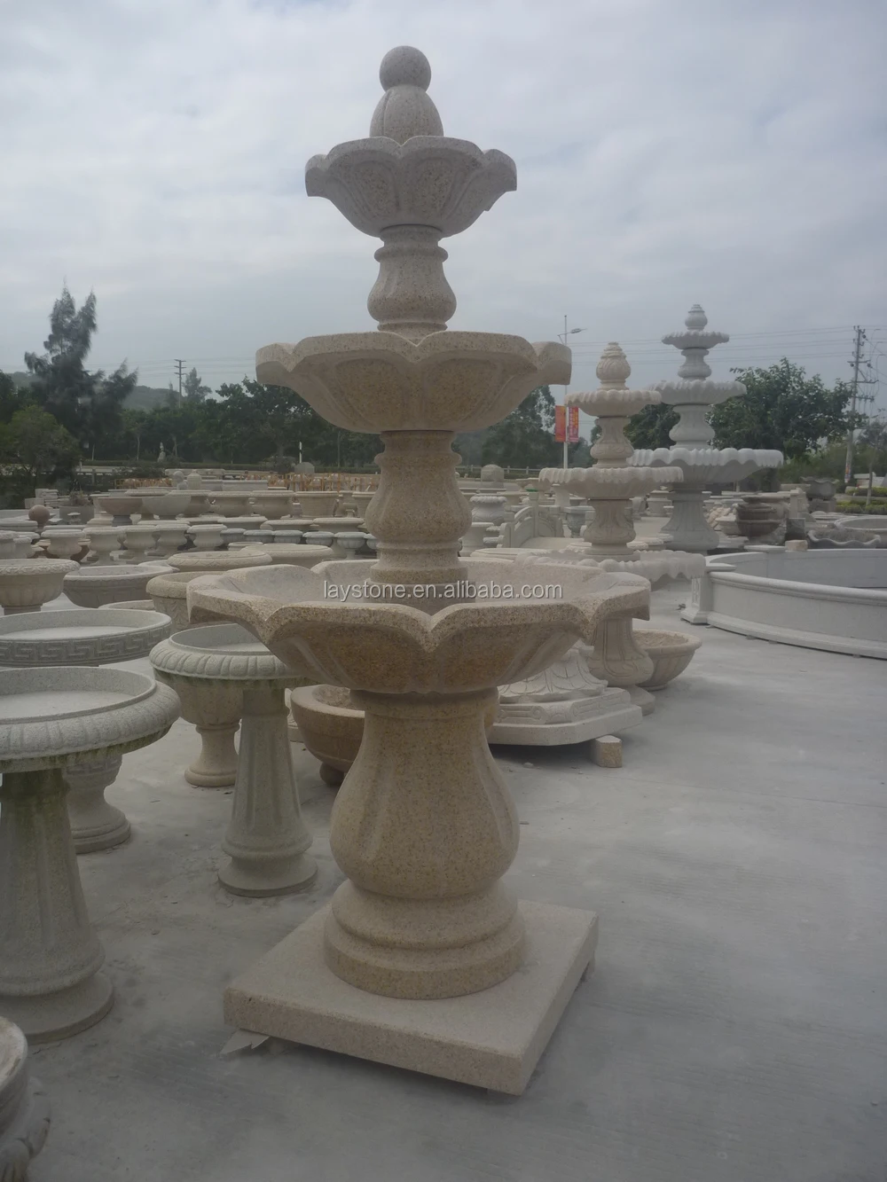 Beautiful Chinese Marble Fountain Custom Decorated Fountain Garden With