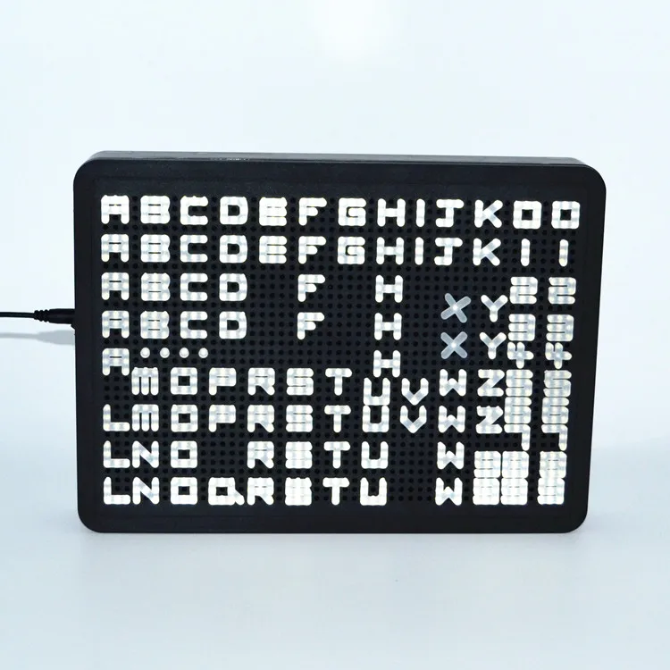 Acrylic Led Letter Display Board Electronic Letter Light Boards With