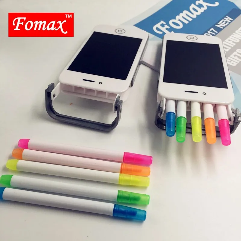 New Design Iphone Case Highlighter Marker Pen,5 In 1 Mini Highlighter ...