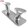 Twin Post Stainless Boats Deck Bollard Cleat Mushroom Horn Type Polished 316