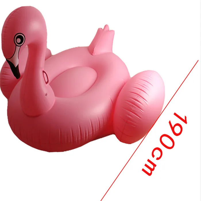 large inflatable pink flamingo