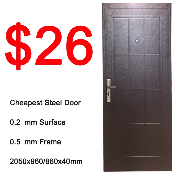 Main Entrance Used Exterior Cheap Steel Door For Sale Buy Cheap