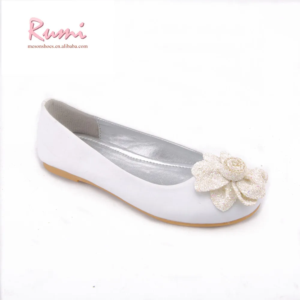 kids white wedding shoes