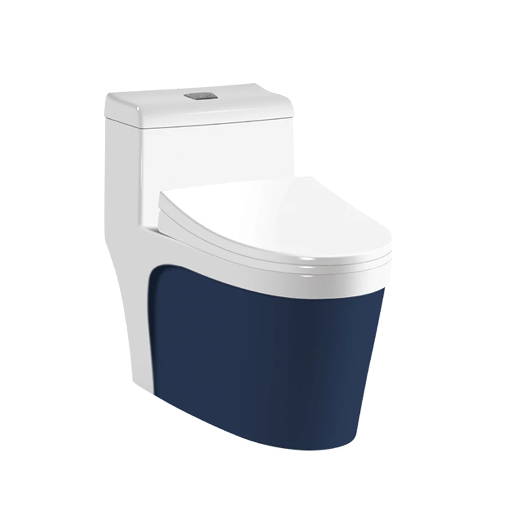 Hs8046 White And Blue Colored Toilet Bowl Price,Toilet Wc Price,Toilet Prices Buy Toilet