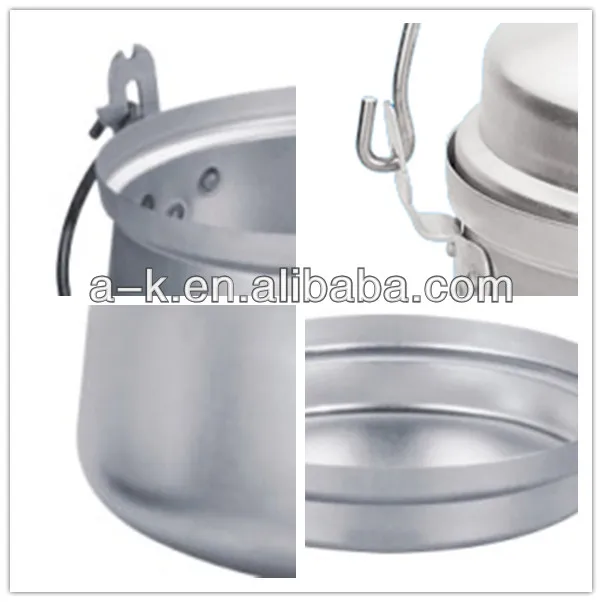 aluminium cooking pot set