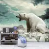 3D Photo Wallpaper Polar Bear Animal Large Mural Living Room Aisle Children Room 3D Wallpaper