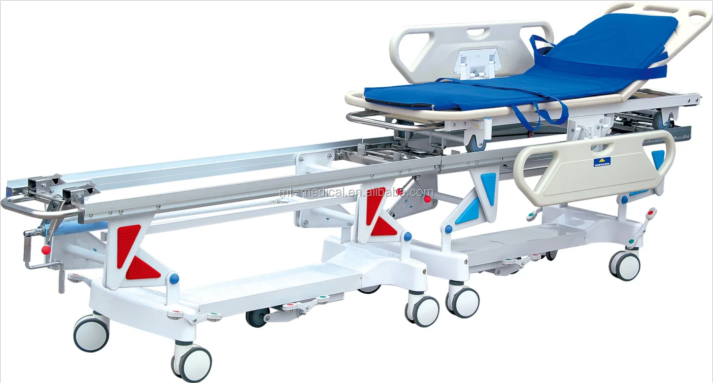 2018 new type popular hydraulic mobile hospital emergency patient stretcher