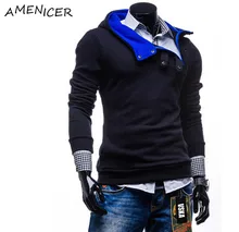 Track Suit Mens Sports Suit Men Sweat Homme Assassin Creed Jacket Ropa Hombre Hiphop Cardigan Urban Clothing Polo Hoodie Hoody