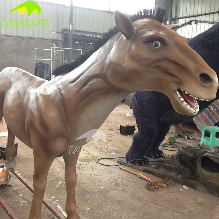 life size plastic horse statue