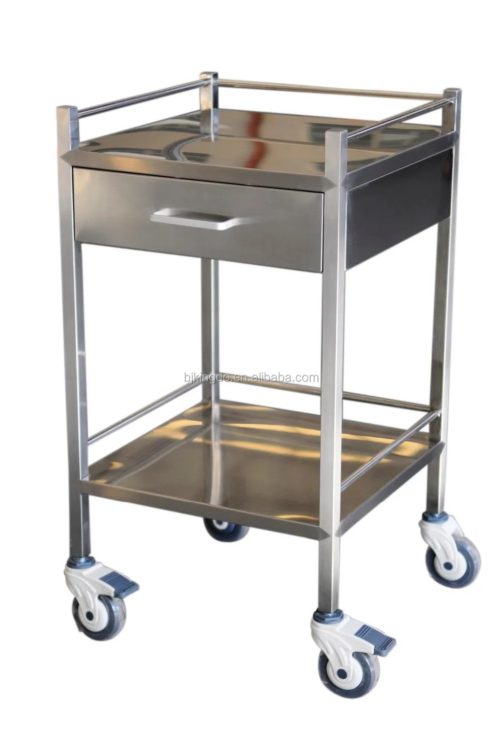 Hospital Surgical Stainless Steel Instrument Trolley Buy Stainless