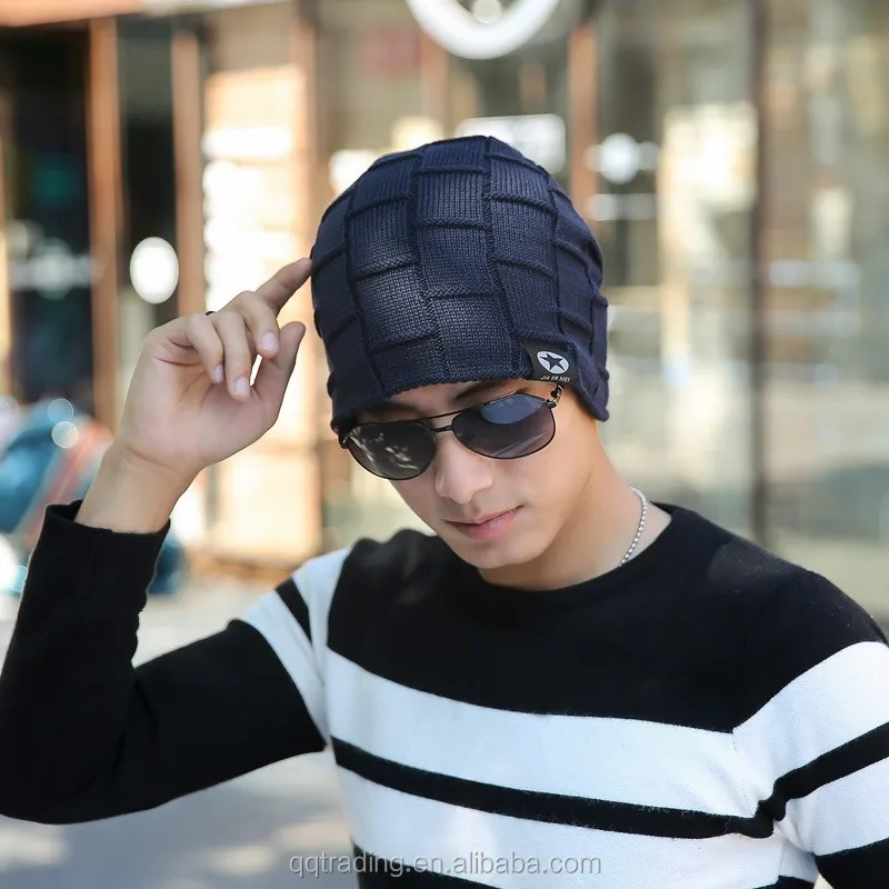 2017 Winter Two Layer Thicken Names Types Of Men's Hat Styles For Round