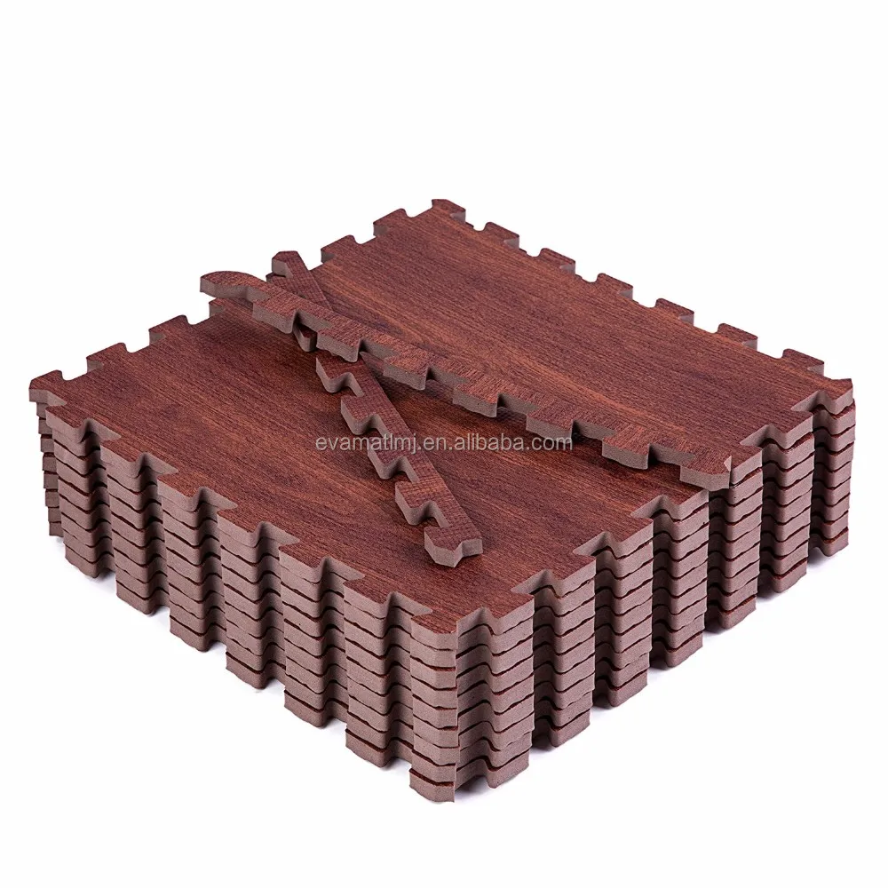 9 Pieces Eva Foam Mat Interlocking Tiles Protective Flooring With