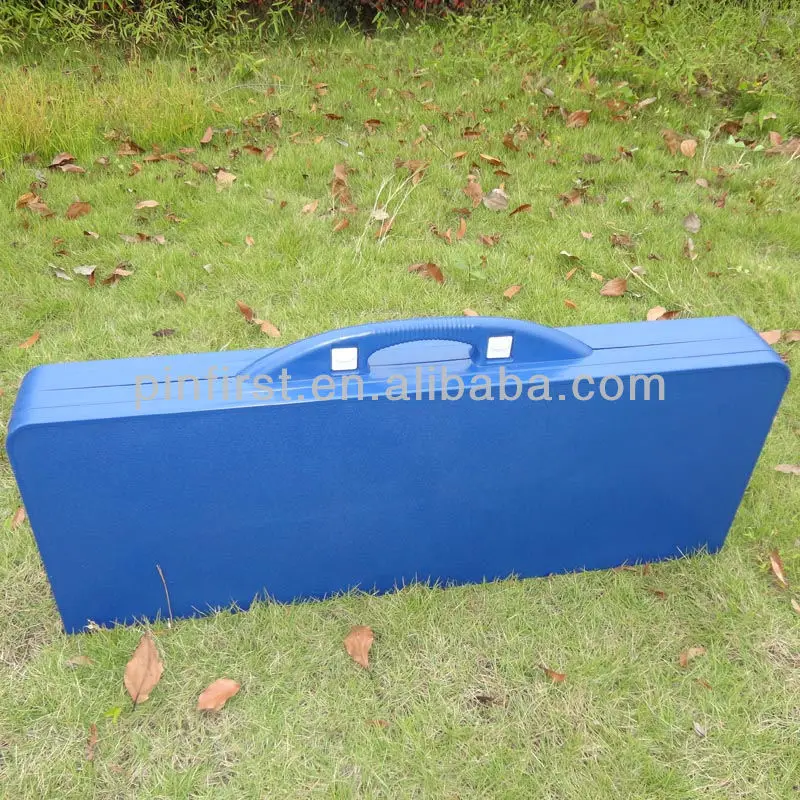 Outdoor Portable Folding Camping Picnic Table With 4 Chairs Blue