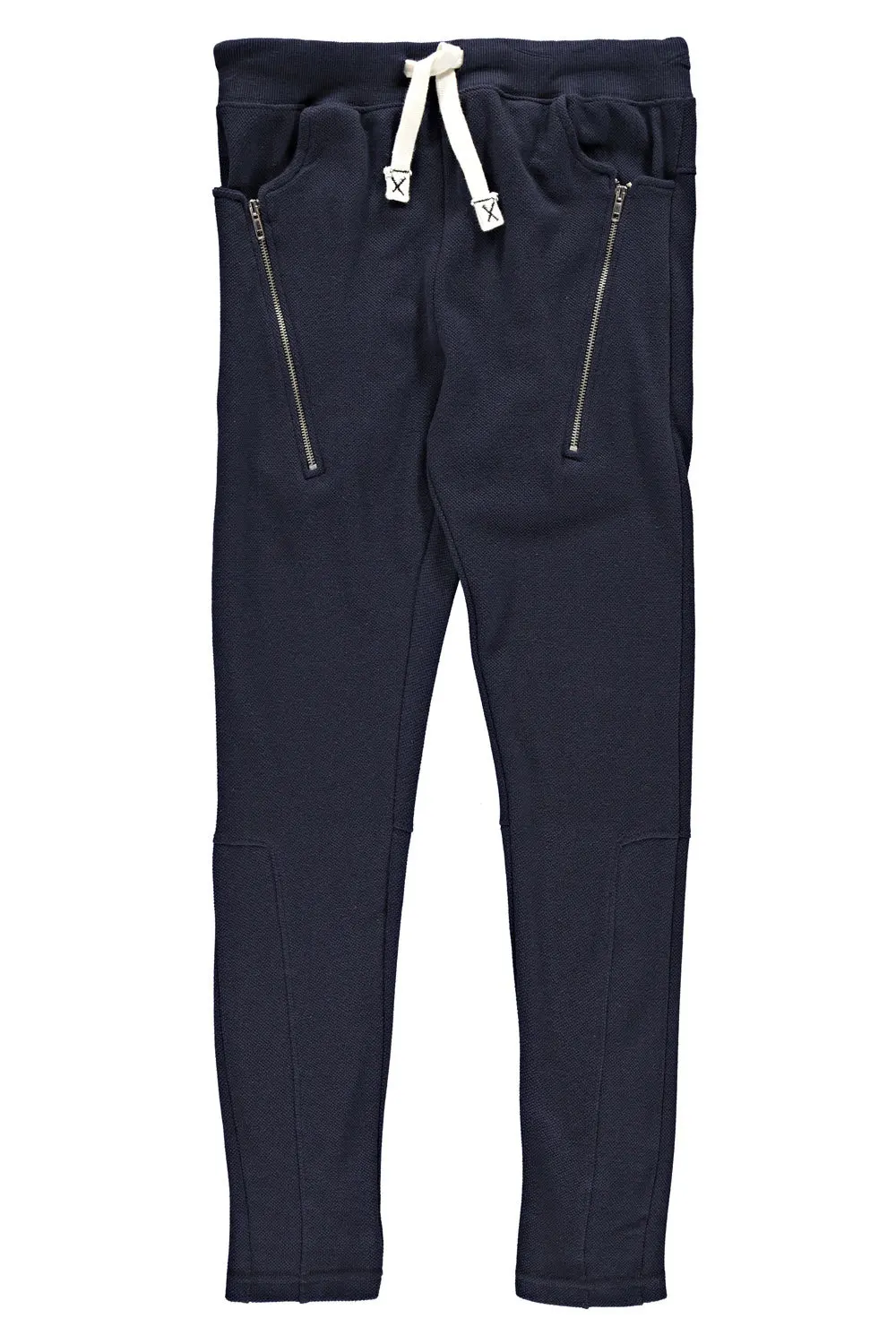 mens skinny joggers with zip pockets