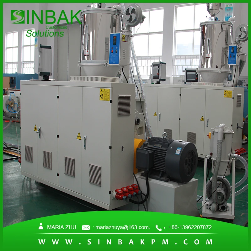Hot Sale High Speed Extruder of Single Screw with PLC Control for PP/PE/PPR/PS/PC/ABS/PMMA