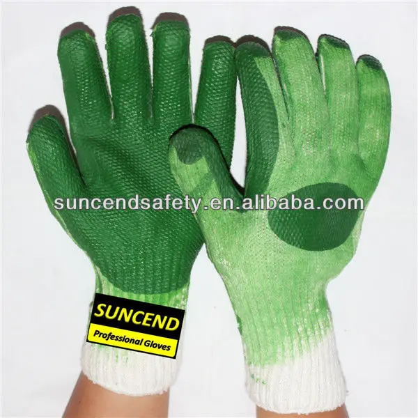 Heavy Duty Green Rubber Coated Gloves Buy Rubber Coated Cotton Glove,Heavy Duty Winter Gloves
