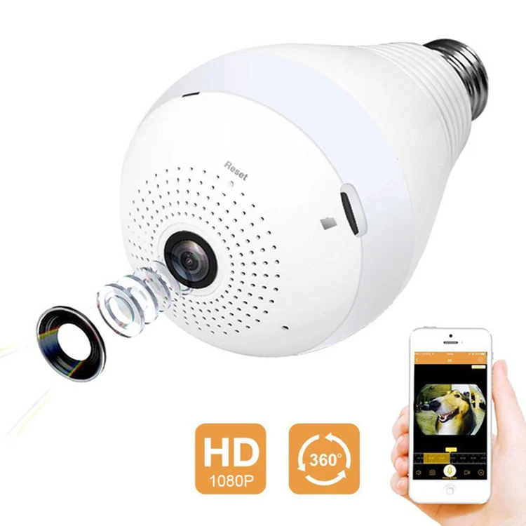 App Remote View Nanny Camera Ip Indoor Security Bulb Light Camera Buy