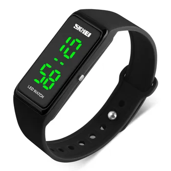 silicone digital led watch