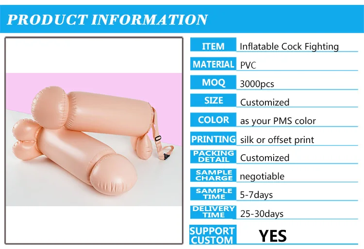 Inflatable Strap On Cock Toy For Fighting And Hen Party Fun