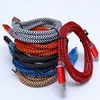 Micro USB Aluminum Connector Nylon Fabric Braided usb data cable for samsung d800 for Samsung for Android phone