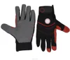 Nubuck Leather Spandex Back Drill Worker Men Work Gloves with Slip on Cuff