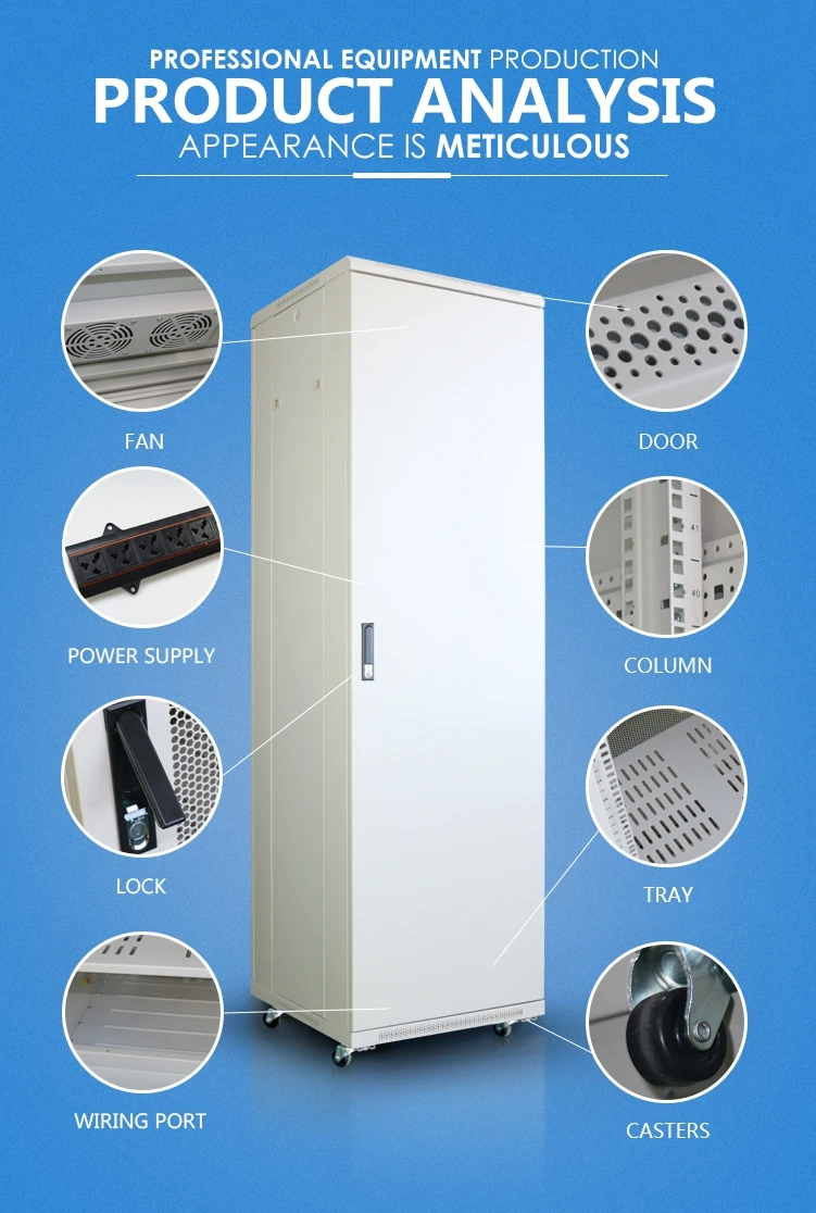 19 Inch Network Data Entry Serve Rack Cabinet Outdoor And Indoor