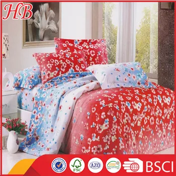 100 Polyester Home Choice Bedding Set Custom Print Bedding Set