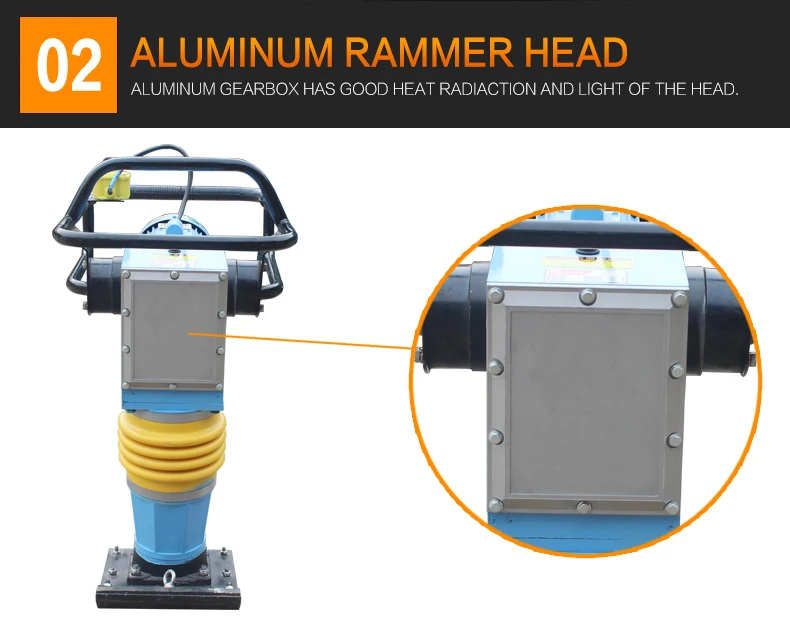 Hcd110b Compactor Hammer Electric Rammer Tamper Jumping Jack Wacker