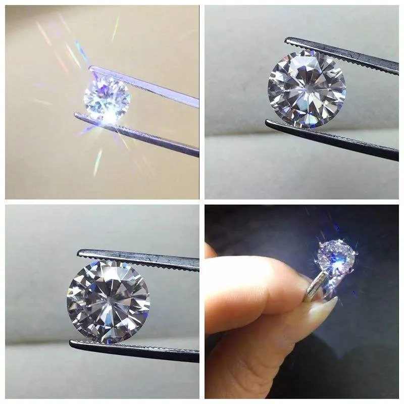 Vvs Clarity Synthetic Moissanite Diamond Loose Moissanite Per Piece For