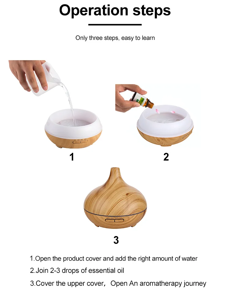 YCTA essential oil fragrance machine baby aromatherapy diffuser free sample